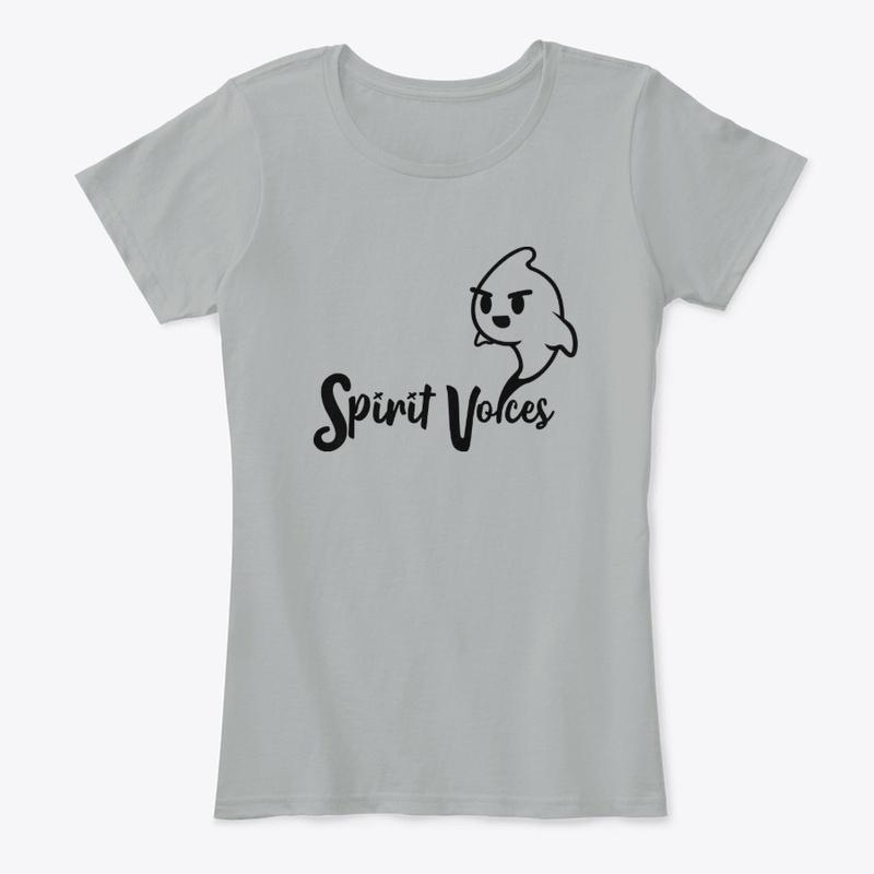 Spirit Voices Logo + Slogan Tee Light