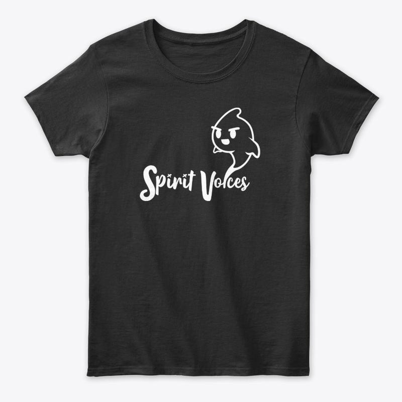 Spirit Voices Logo + Slogan Tee Dark