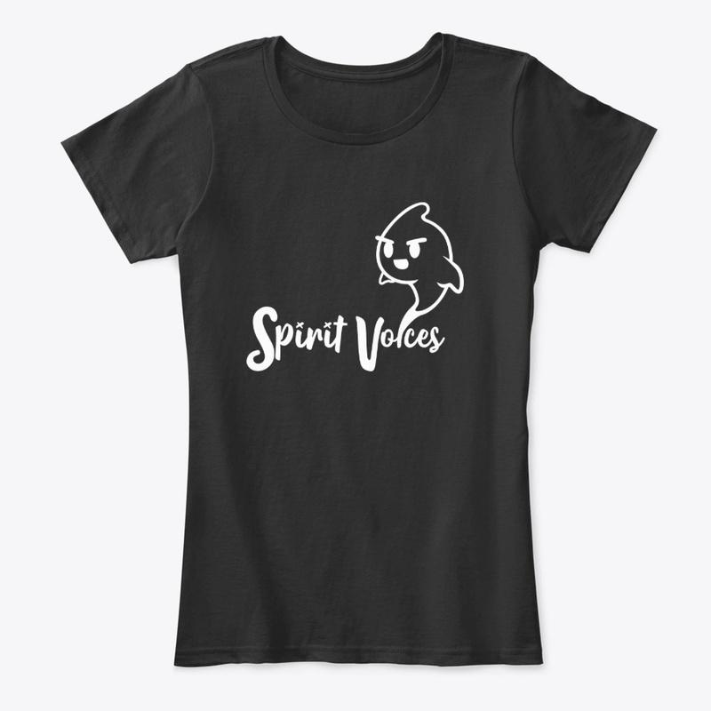 Spirit Voices Logo + Slogan Tee Dark