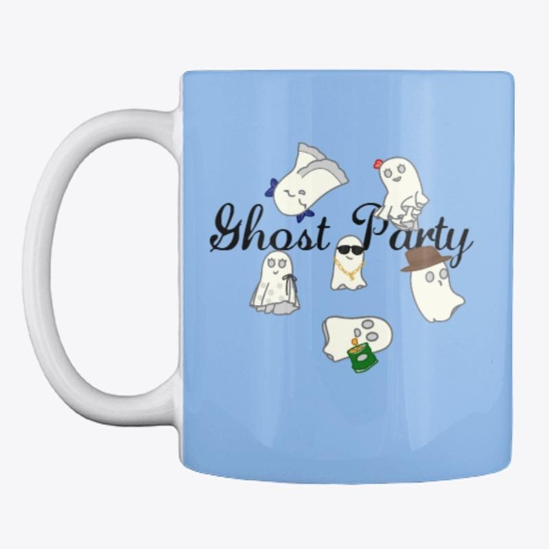 Spirit Voices Ghost Party Mug & Sticker